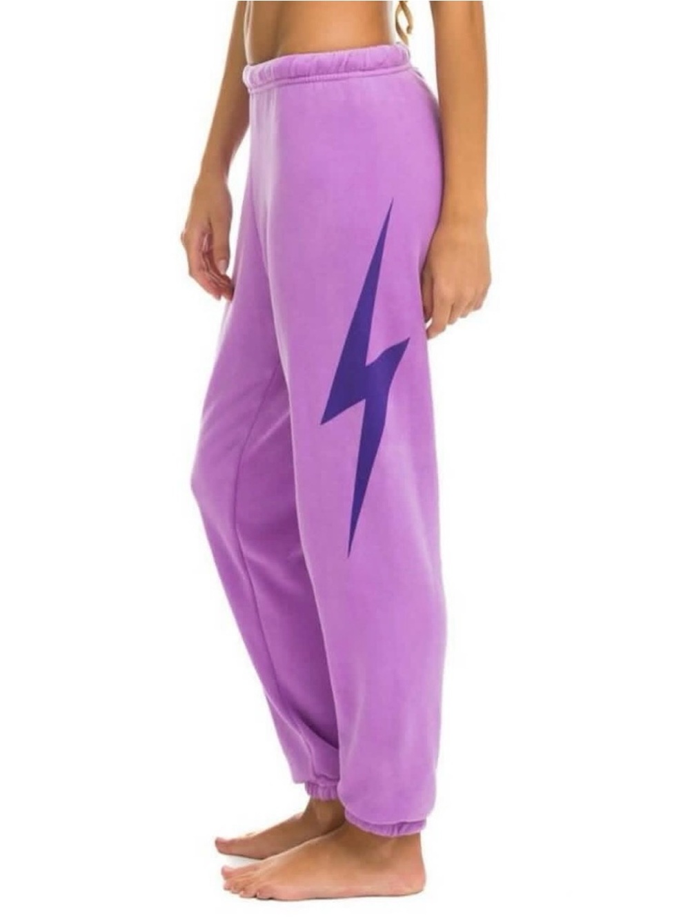 Aviator nation purple joggers